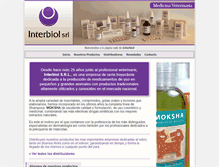Tablet Screenshot of interbiol.com.ar